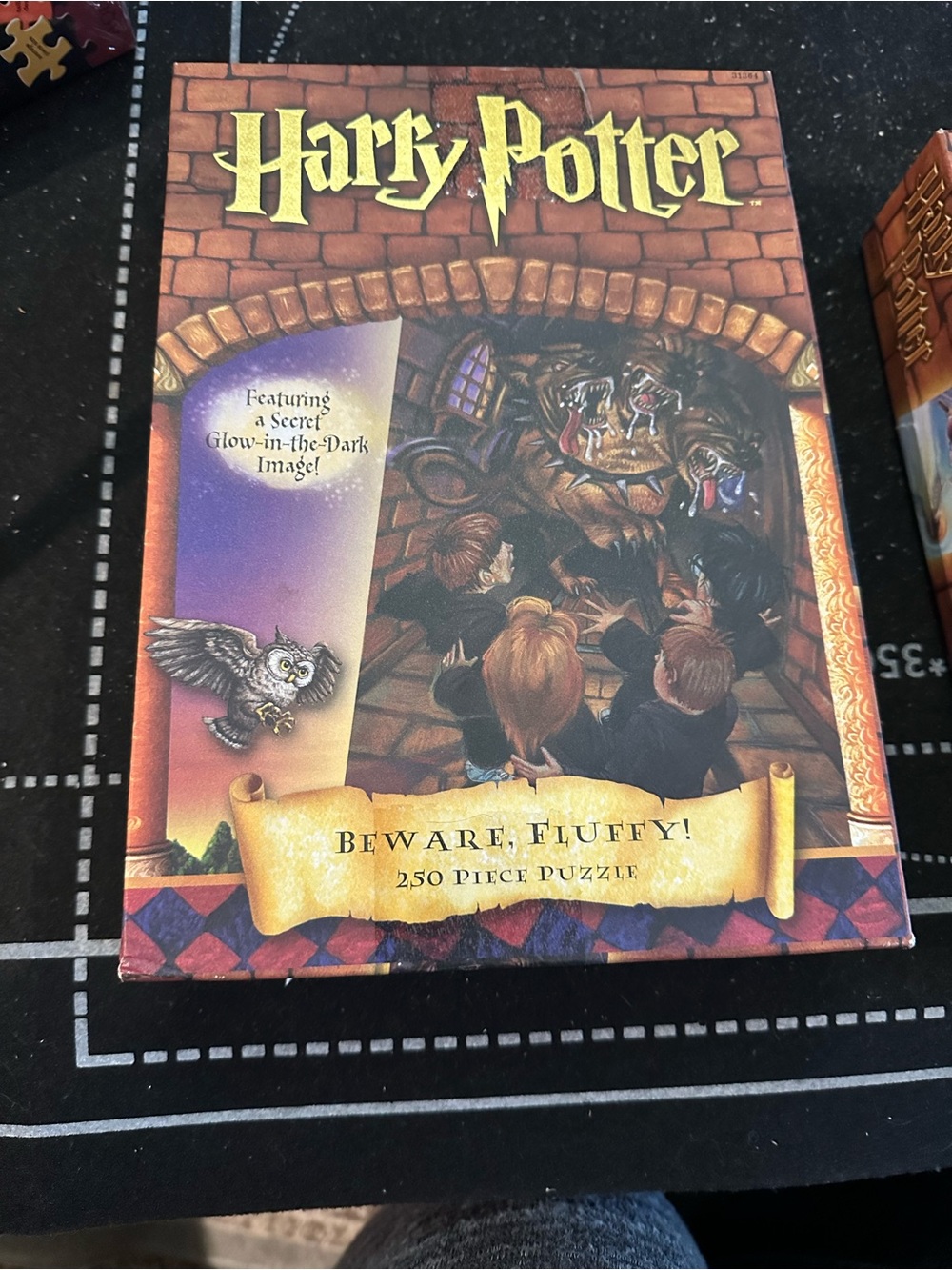 Vintage 2001 Harry Potter "Beware, Fluffy!" 250-Piece Puzzle -